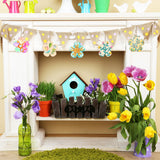 Wooden Flower Ornaments to Paint Spring Decoration Cutouts Unfinished 24PCS 3.5 x 3 inches, DIY Blank Unfinished Pumpkin Wood Discs Ornament for Home Sophena