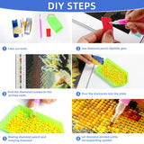 DKHDBD Diamond Painting Kits for Adults, 12x16 Inch DIY Paint by Numbers for Adults Beginner, DIY Full Drill Diamond Dots Paintings Picture Arts DKHDBD