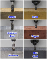 Mars-Rock Carbide Burr Set Compatible with Dremel Milwaukee 1/8" Shank 20PCS Die Grinder Rotary Tool Rasp Bits Accessories Attachments Metal Wood Mars-Rock