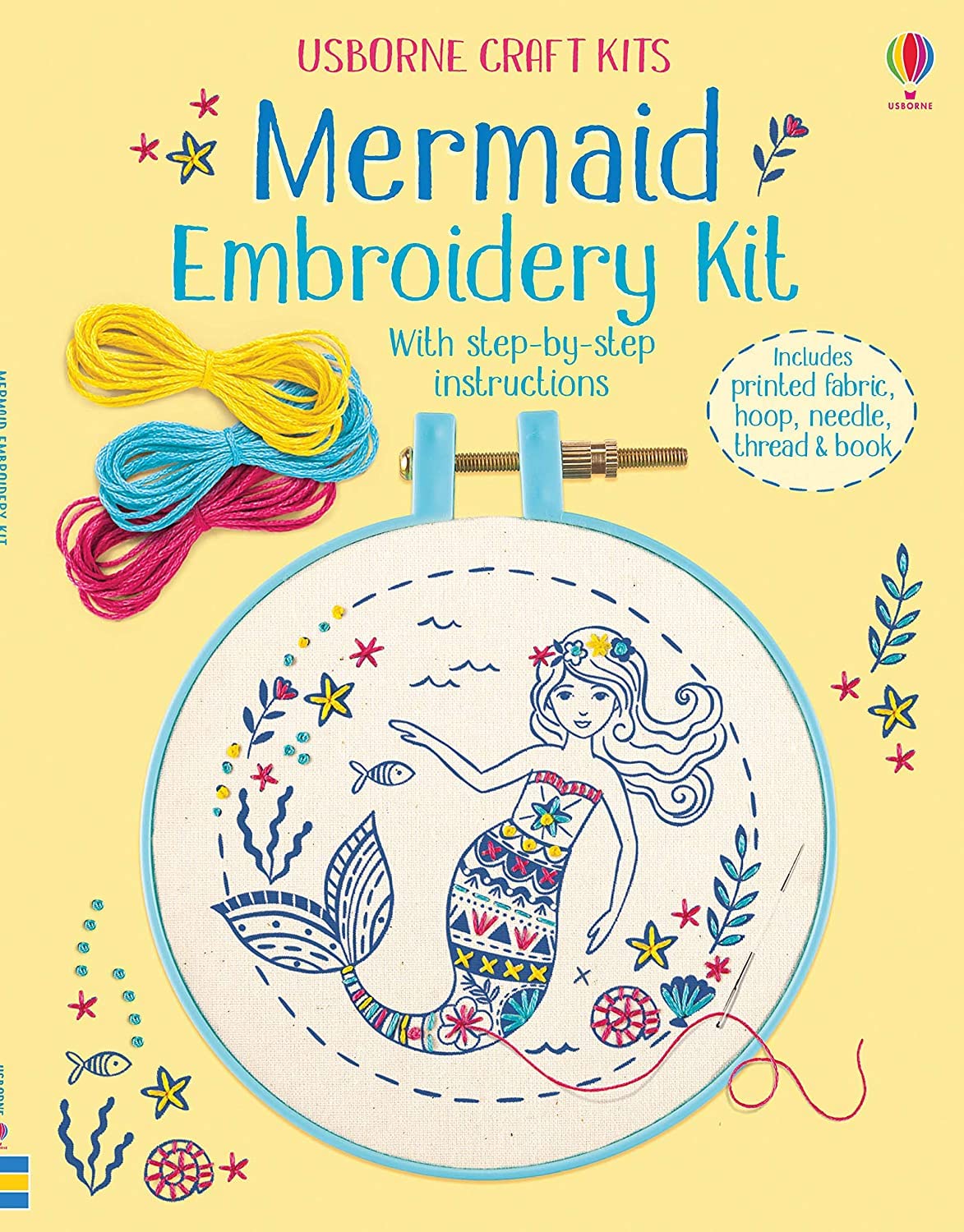 Embroidery Kit: Mermaid - WoodArtSupply