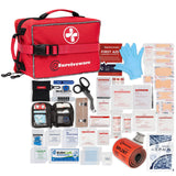 Surviveware Comprehensive Premium First Aid Kit Emergency Medical Kit for Trucks, Cars, Camping, Office and Sports and Outdoor Emergencies - Large Surviveware