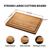 Personalized Wood Engraved Cutting Board - Customized Chopping Block - Unique Present for Wedding, Anniversary, Housewarming, Birthday, Holiday Gift WoodArtSupply