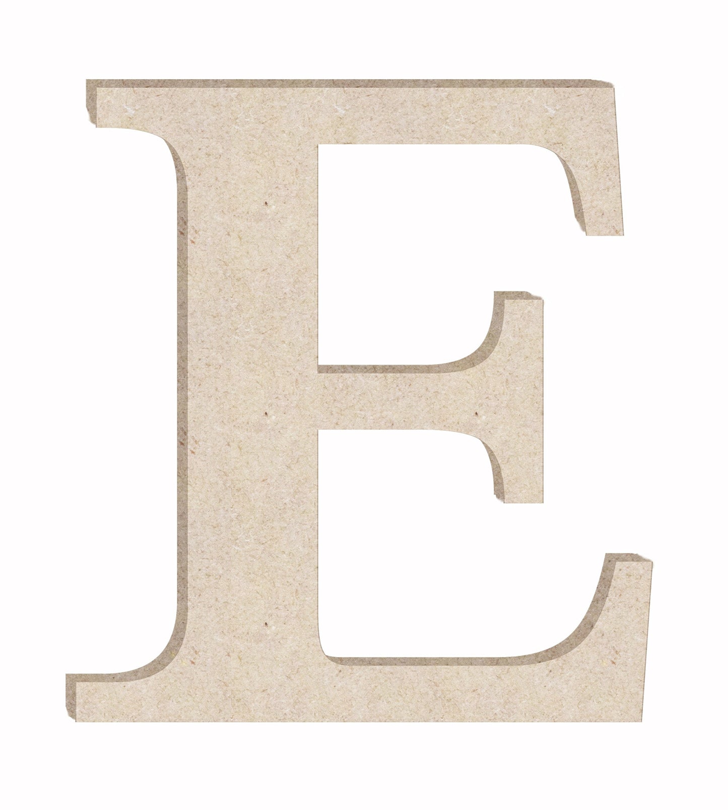Wooden Letters Unfinished 24'' Times E Craft, Blank Wood Monogram Alphabet Letter Wall Art, DIY