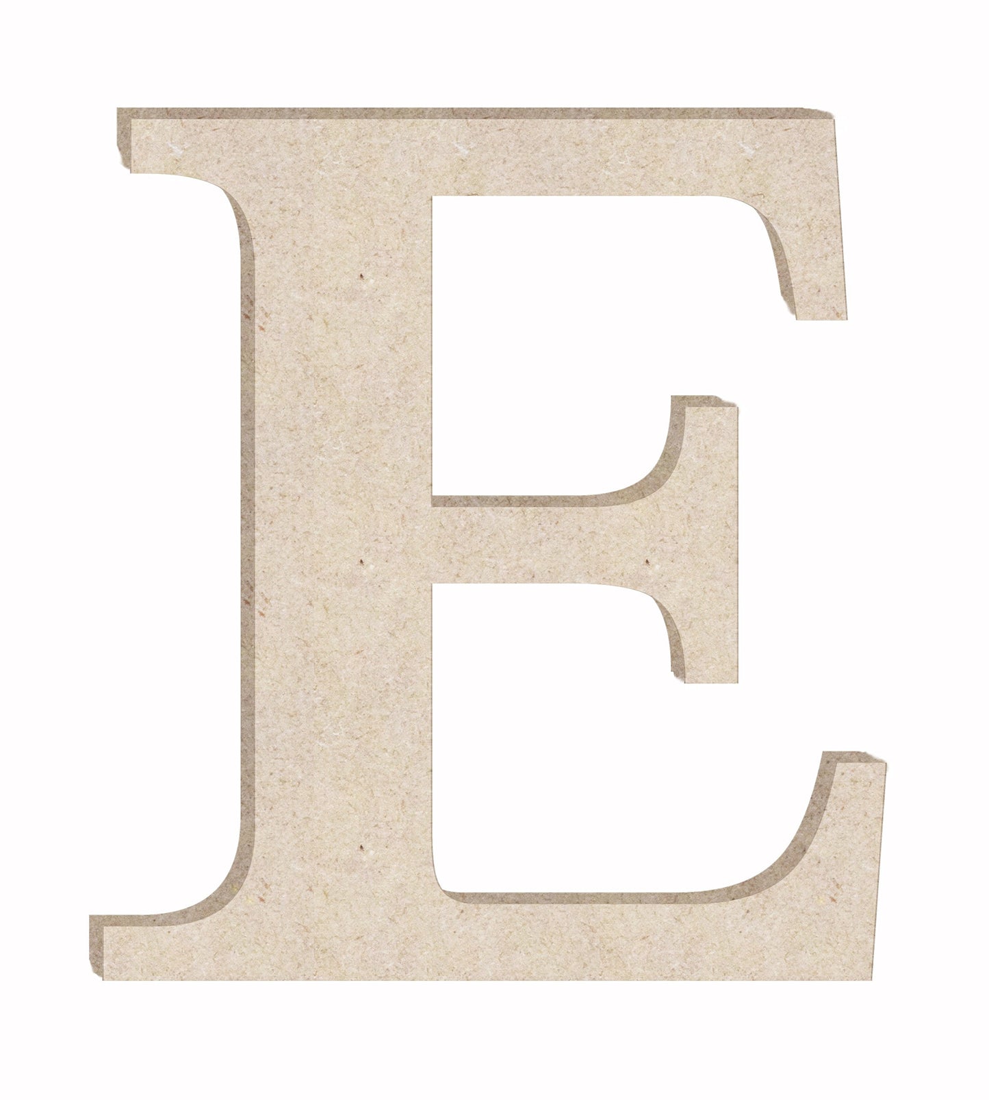 Wooden Letters Unfinished 24'' Times E Craft, Blank Wood Monogram Alphabet Letter Wall Art, DIY - WoodArtSupply