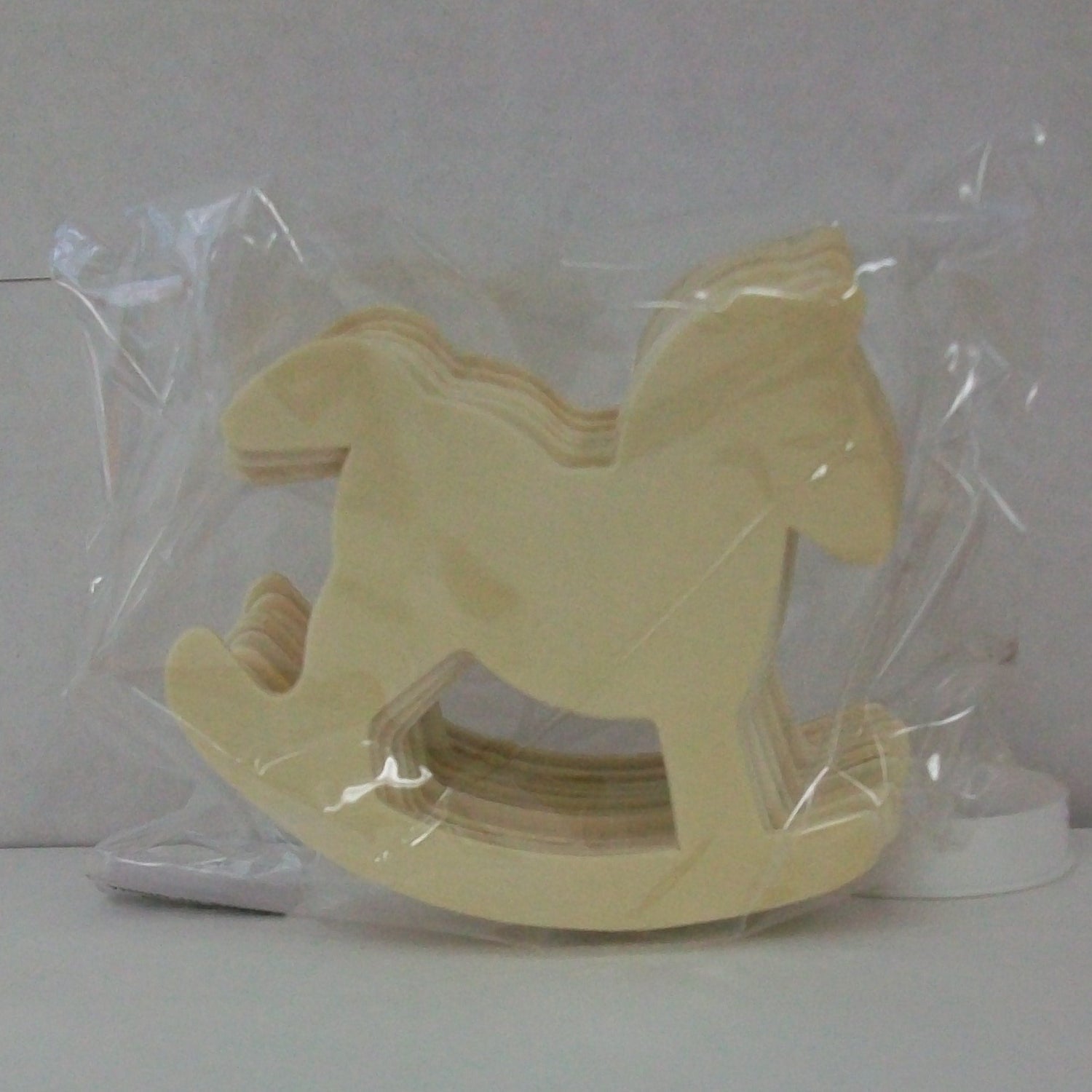 Unfinished Wooden Rocking Horse Cutout (12pcs/pkg.) MJ's Crafts & More