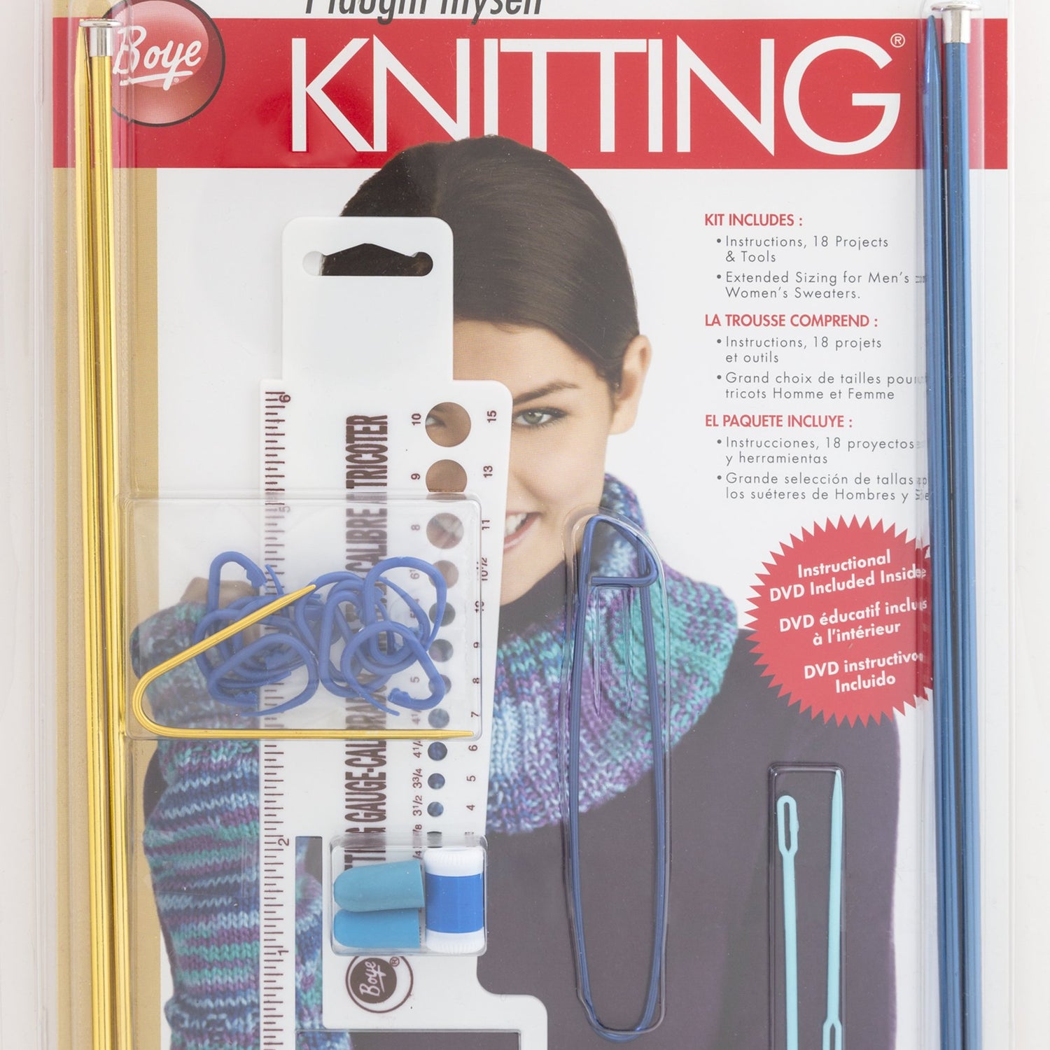 Boye Beginners Teach Yourself Knitting Set Boye