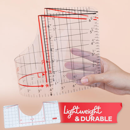 XFasten Tshirt Ruler Guide for Vinyl Alignment 17 Inch T Shirt Ruler Guide Centering Ruler, Shirt Ruler for Heat Press and Cricut, Shirt Measurement - WoodArtSupply