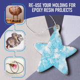 Midiza Resin Tape for Epoxy Resin Molding - High Temperature Resistant Thermal Silicone Adhesive Tape - Easy Peel Epoxy Release Tape for River Tables Midiza