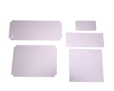 Laser Engraving Blank Plate Assortment 15 piece Aluminum Gold, Silver, & Black Custom Engraving Plates