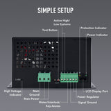 OMTech 60W Laser Power Supply for CO2 Laser Engravers & Cutters, Digital Power Supply with Real Time Display Safety Protection, MYJG-60 Power Supply OMTech