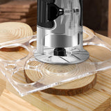 Soimuk Router Templates for Woodworking,Router Jig Circle Inlay Templates Decorative,13-in-1 Router Templates(10 * 7.8 inches) soimuk