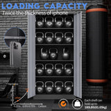 Yizosh Metal Garage Storage Cabinet with Lock, 71" Locking Tool Cabinet with 2 Doors and 5 Shelves, Tall Steel Cabinet for Garage, Heavy Duty File Yizosh