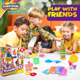 Creative Kids Sand Art Activity Kit for Kids - 10 Sand Art Bottles and 10 Colored Cool Sand Bags + Glitter Sand - Create Your Own Sand Art - DIY Arts Creative Kids