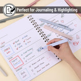 Mr. Pen- Aesthetic Highlighters and Gel Pens No Bleed, 10 Pack, Morandi Color Bible Highlighters No Bleed, Black Ink Bible Pens, Highlighter Pens, No Mr. Pen