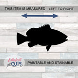 Fish Wood Cutouts for crafts, Laser Cut Wood Shapes 5mm thick Baltic Birch Wood, Multiple Sizes Available Elliefont Styles