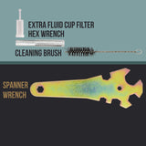 TCP Global® Brand Professional 1.3mm HVLP Spray Gun-gravity Feed-auto Paint Basecoat Clearcoat with Air Regulator (G6600-13) TCP Global