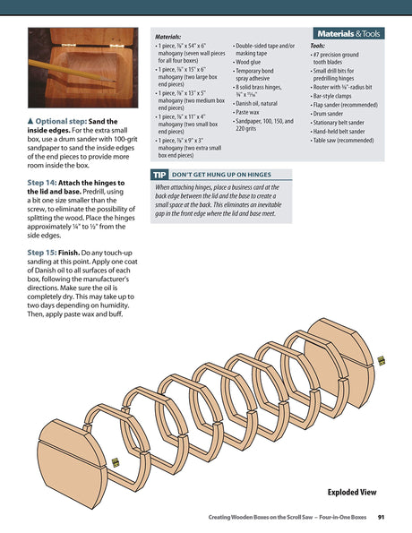 Creating Wooden Boxes on the Scroll Saw: Patterns and Instructions for Jewelry, Music, and Other Keepsake Boxes (Fox Chapel Publishing) 25 Fun Design Originals