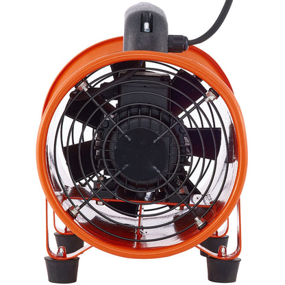 OrangeA Utility Blower Fan, 8 Inches, 230W 882 CFM High Velocity Ventilator w/ 32.8 ft/10 m Duct Hose, Portable Ventilation Fan, Fume Extractor for - WoodArtSupply