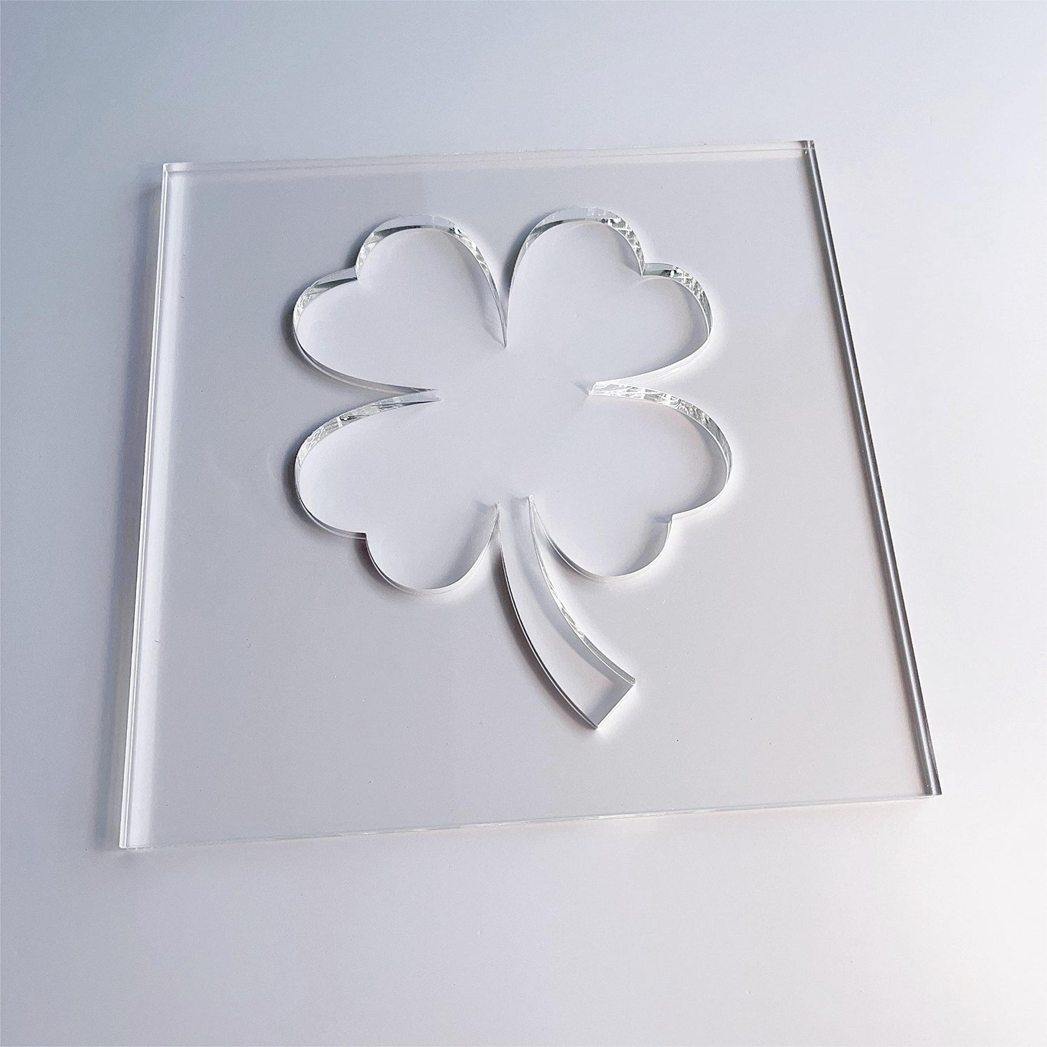 Clover Template, Clear Acrylic Template, Woodworking Router Template Phocaea