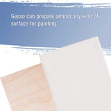 U.S. Art Supply White Gesso Acrylic Medium, 500ml Tub - 16.9 Ounces over a Pint U.S. Art Supply