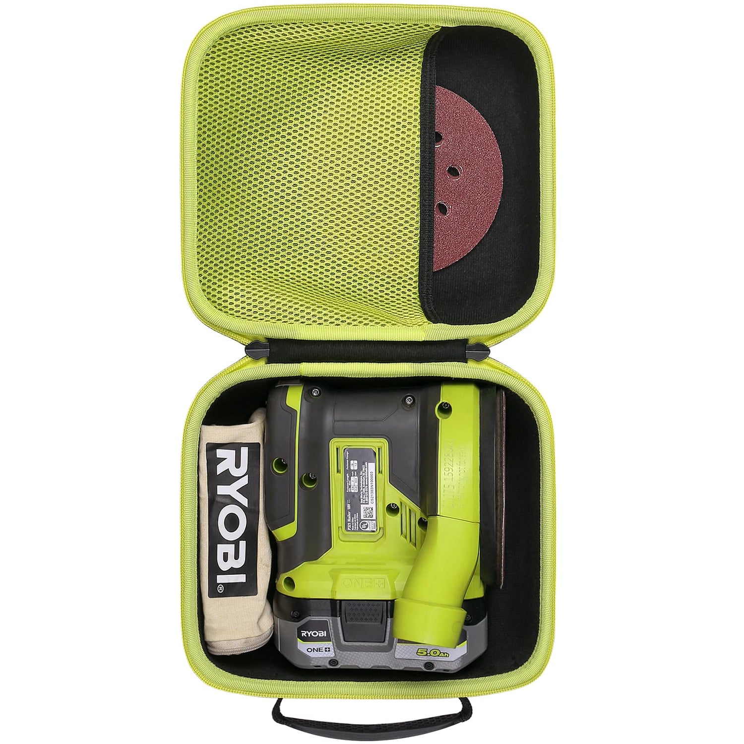 khanka Hard Case Replacement for Ryobi One+/P411 One+/P401 18V Random Orbit Power Sander,Case Only. khanka