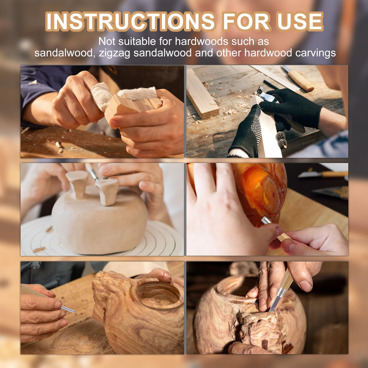 31-in-1 Wood Whittling Kit Wood Carving Knife Set Beginner Kit with Basswood Wood Blocks alloy steel with Canvas Case for Hobbyist craft supplies MAXMAN