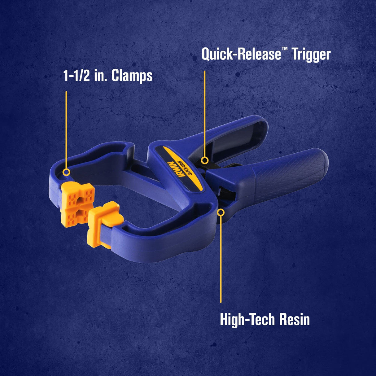 IRWIN Tools QUICK-GRIP Handi-Clamp, 1 1/2-Inch (59100CD) IRWIN