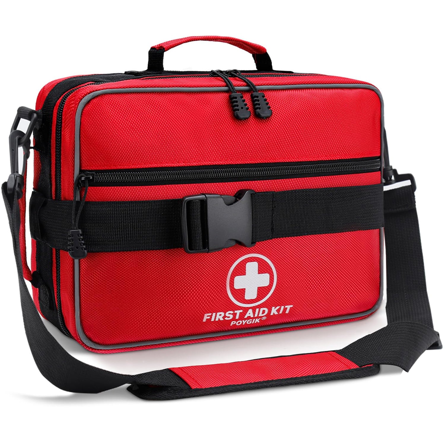 Poygik Premium 420 Piece Large First Aid Kit for Home, Car, Travel, Camping, Truck, Hiking, Sports, Office, Vehicle & Outdoor Emergencies - Emergency Poygik