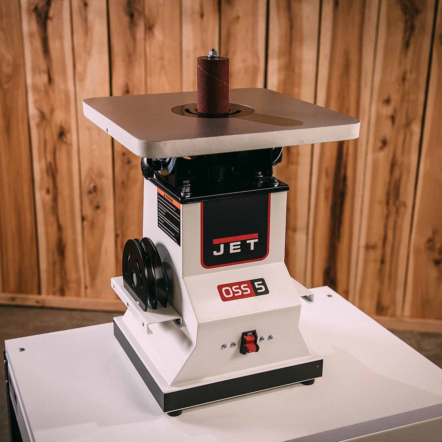 JET Benchtop Oscillating Spindle Sander, 1/2 HP, 1Ph 115V (JBOS-5) Jet