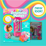 Just My Style D.I.Y. Scrunchie Maker by Horizon Group USA, Design Your Own Colorful Satin Scrunchies Hair Bands, Easy-to-Use Tool & Gemstones Just My Style
