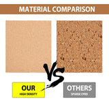 AkTop Cork Bulletin Board Hexagon 4 Pack, Small Framed Corkboard Tiles for Wall, Thick Decorative Display Boards for Home Office Decor, School AKTOP