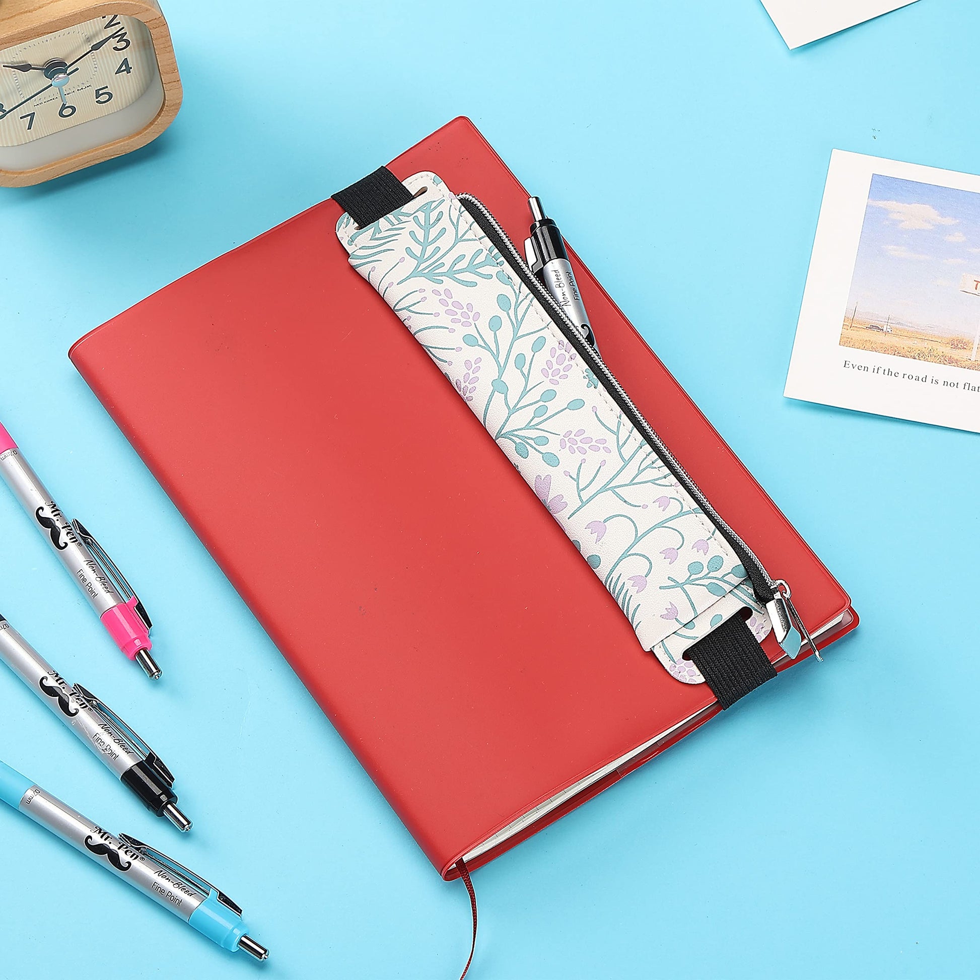 Mr. Pen- Adjustable Elastic Band Pen Holder, Pen Holder for Notebook, Notebook Pen Holder, Pen Sleeve, Journal Pen Holder, Pencil Holder for