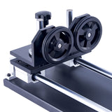 OMTech Laser Rotary Attachment with Nema 23 2-Phase Stepper Motor for 50W 60W 80W 100W 130W CO2 Laser Engraving Machines K40 Rotary Tool Accessory OMTech