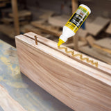 STANLEY D4 Fast Cure Wood Glue - High Strength, Quick Dry, Perfect for Woodworking, Furniture, and More | Water-Resistant Adhesive for Wood, Metal, STANLEY