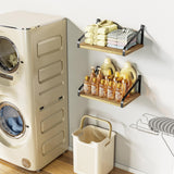 Love-KANKEI Floating Shelves Wall Mount Rustic Wood Wall Shelves with Large Storage L16.5 x W12 inch for Kitchen Living Room Bathroom Bedroom Set of Love-KANKEI