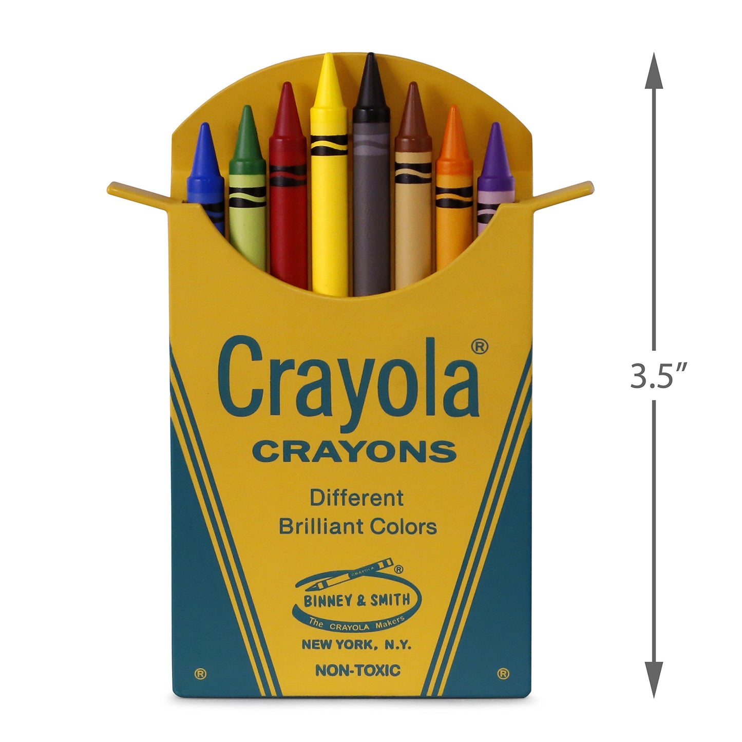 Hallmark Keepsake Christmas Ornament 2018 Year Dated, Crayola Crayons Classic Box of 8 Crayons - WoodArtSupply