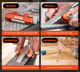 AUXTUR Sharpening Stone with Honing Guide Tool,chisel set for Woodworking,Flattening Stone,Complete Sharpening System Tools for Chisel Sharpening and AUXTUR