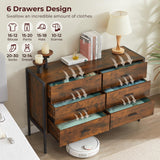 Lyromix Wood Dresser Wide 48'' Wooden TV Stand for Bedroom, Mid Century Modern Chest with Antique Finish, Perfect for Living Room Storage, 48.5" Lyromix