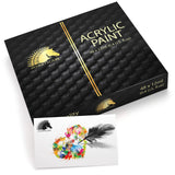 MyArtscape Acrylic Paint Set - 48 x 12ml Tubes - Lightfast - Heavy Body - Non Fading - Vibrant Colors - Artist Quality Painting Supplies - MyArtscape