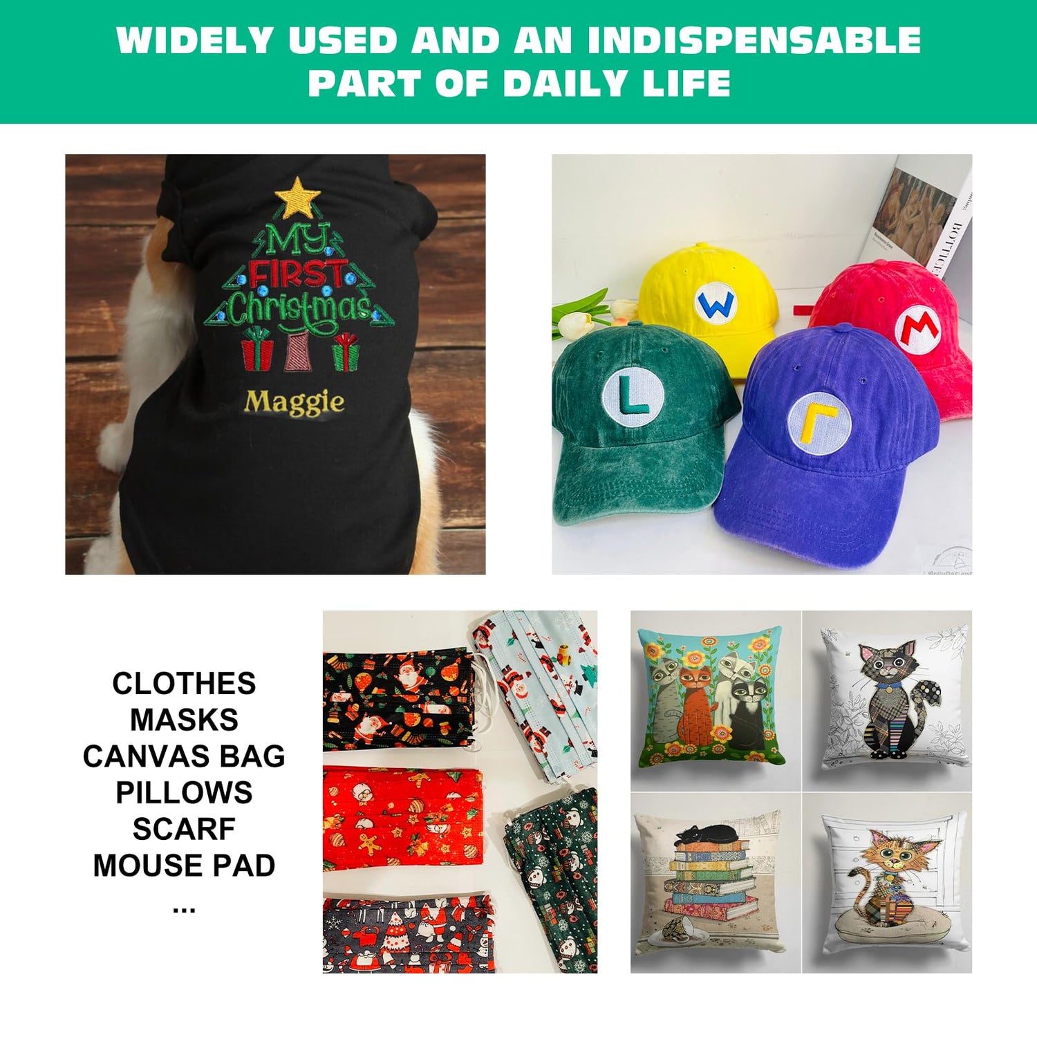 MECOLOUR Heat Press Machine for T Shirts, Portable Heat Press 9"X9" With Heat Press Mat, PTFE Teflon and 8 Pcs Tshirt Ruler Guide, Tshirt Press MECOLOUR