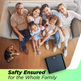 RunSTAR 550lb Bathroom Digital Scale for Body Weight with Ultra-Wide Platform and Large LCD Display, Accurate High Precision Scale with Extra-High runstar