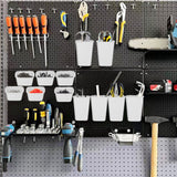 Daanxw 248PCS Pegboard Accessories Organizer Kit, Pegboard Bins, Pegboard Set for Tools, 1/8 and 1/4 inch Pegboard Hooks Assortment, Pegboard Bins, Daanxw