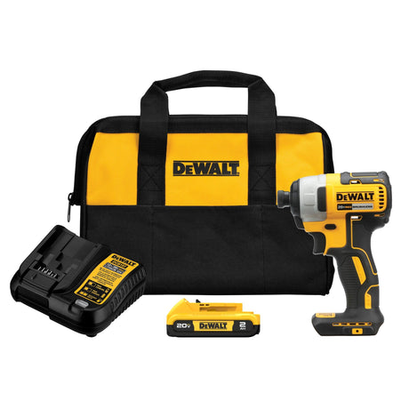 DEWALT 20V MAX Impact Driver, 1/4 Inch, Battery and Charger Included (DCF787D1) DEWALT