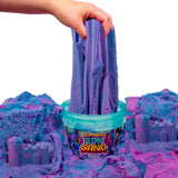 SLIMYSAND by Horizon Group USA, 1.5 lbs of Berry Scented Moldable, Stretchable, Expandable Cloud Slime, Blue & Purple Marbled, Slimy Play Sand in SLIMYSAND