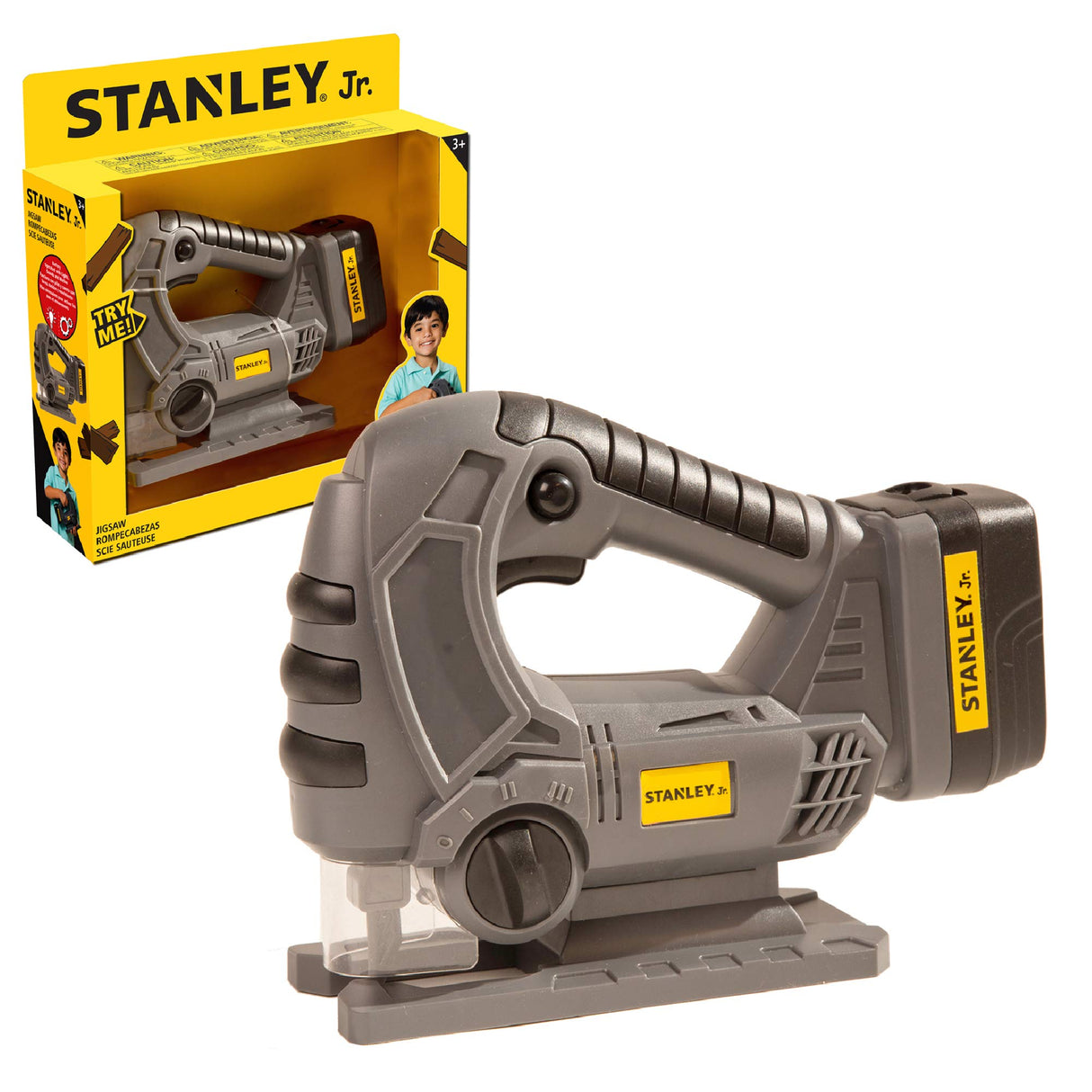 STANLEY Jr Jigsaw Toy – Carpentry Role Play For Kids – Enhance Hand And Eye Coordination – Power Tool Stanley Jr