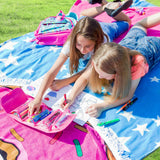 GirlZone Arts and Crafts Fruit Scented Markers and Pencil Case For Girls, Great Gifts For Girls GirlZone