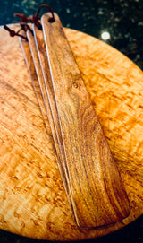 COWBOY SPATULA Mesquite Wood - TEXAS SLIM Handmade in Texas, Made in USA. Perfect cast iron, steel and non-stick cookware, Personalize it with an WoodArtSupply