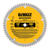 DEWALT 10-Inch Miter / Table Saw Blade, ATB, Thin Kerf, Crosscutting, 5/8-Inch Arbor, 60-Tooth (DW3106) DEWALT