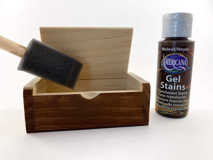 Deco Art Americana Walnut Gel Stain Painting Kit, 1 2-Ounce Gel Stain, 2 1-Inch Sponge Brushes.