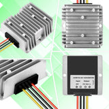 BIRITALO 48V Step Down to 12V 20A Waterproof DC Voltage Converter Reducer Module 240W Regulator for Golf Cart Club Car Truck Vehicle Led Strip Light BIRITALO